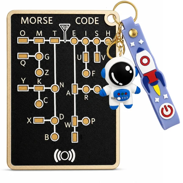 Morse Code Trainer Card with LED Indicator-1pc